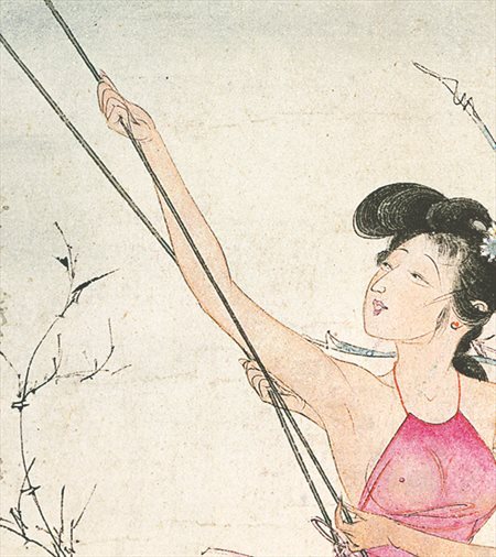 阳新-胡也佛的仕女画和最知名的金瓶梅秘戏图